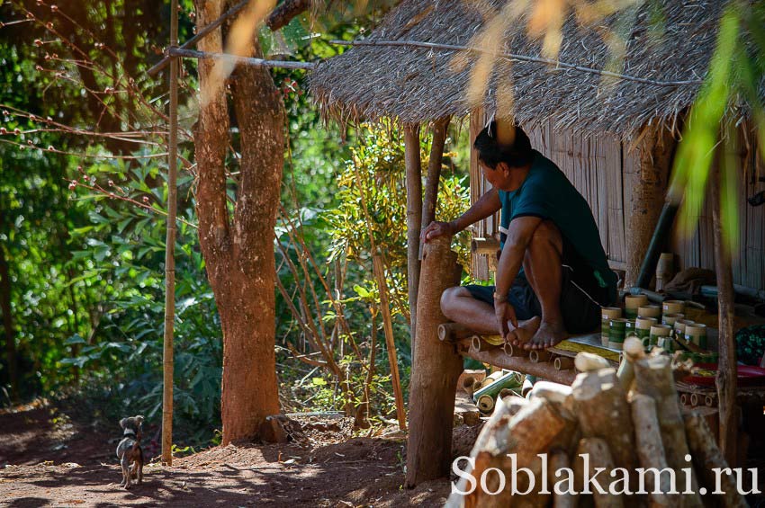 поселение племени лаху в Чианграе, Таиланд